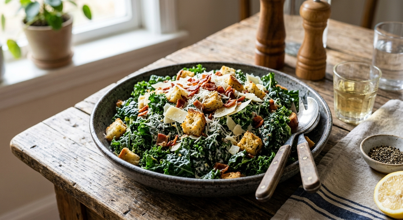 Kale Caesar Salad