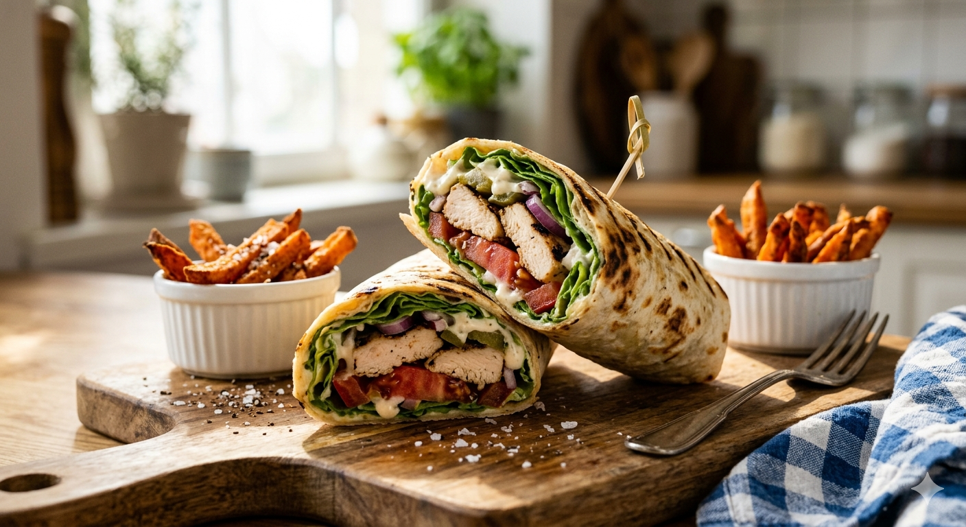 Quick Chicken Wrap