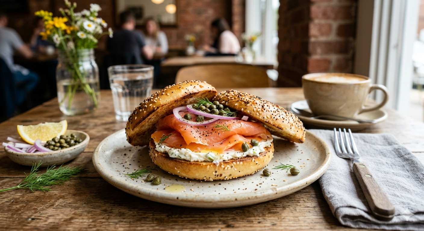 Smoked Salmon Bagel